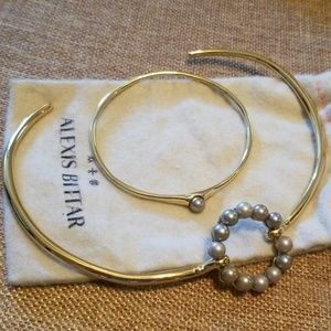 Alexis Bittar fine jewelry choker & bangles set